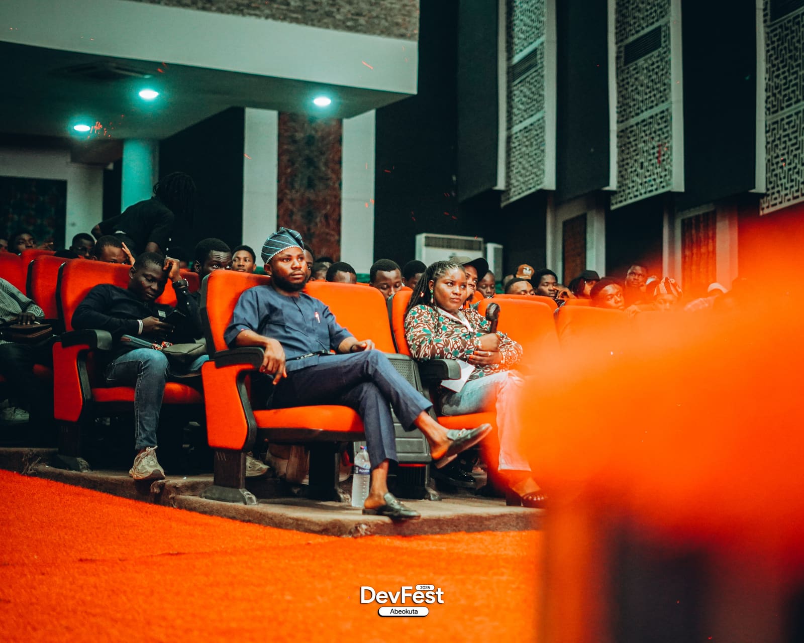 A full auditorium at DevFest Abeokuta 2025
